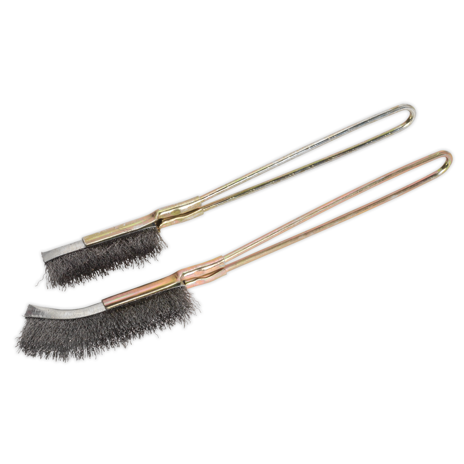 Sealey WB06 2pc Wire Brush Set