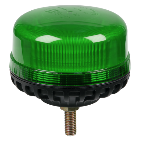 Sealey WB951LEDG 12V/24V SMD LED Warning Beacon with 12mm Bolt Fixing - Green