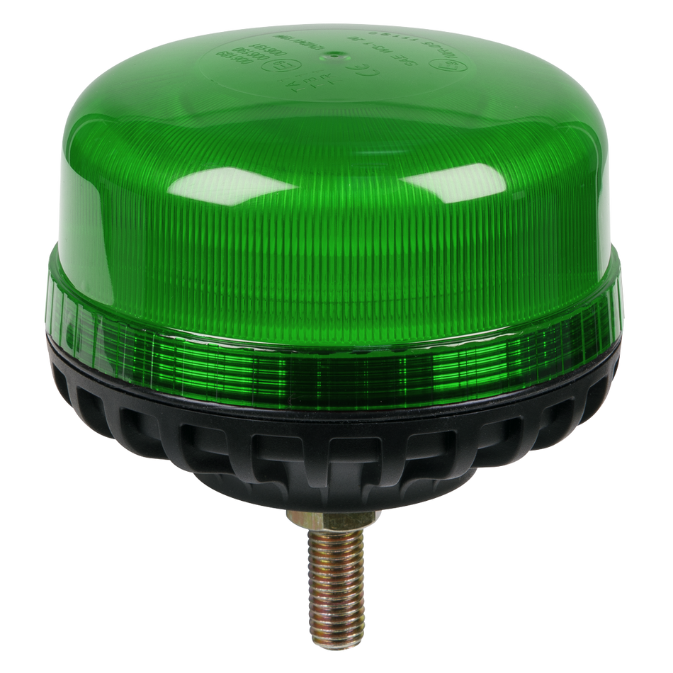 Sealey WB951LEDG 12V/24V SMD LED Warning Beacon with 12mm Bolt Fixing - Green
