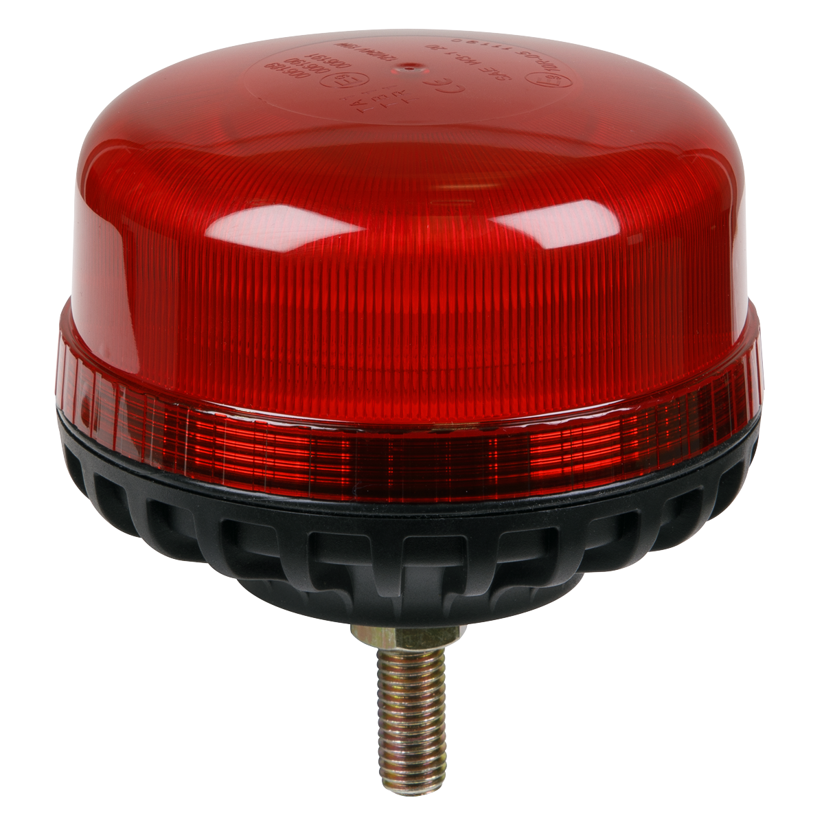 Sealey WB951LEDR 12V/24V SMD LED Warning Beacon with 12mm Bolt Fixing - Red