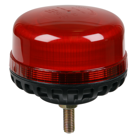 Sealey WB951LEDR 12V/24V SMD LED Warning Beacon with 12mm Bolt Fixing - Red
