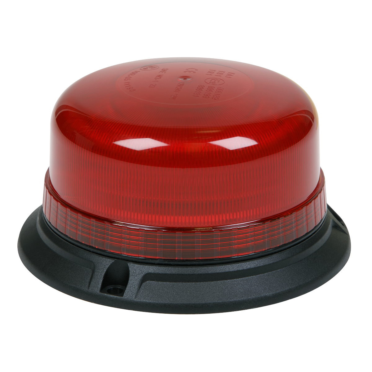 Sealey WB952LEDR 12V/24V SMD LED Warning Beacon with 3 x 6.5mm Bolt Fixing - Red
