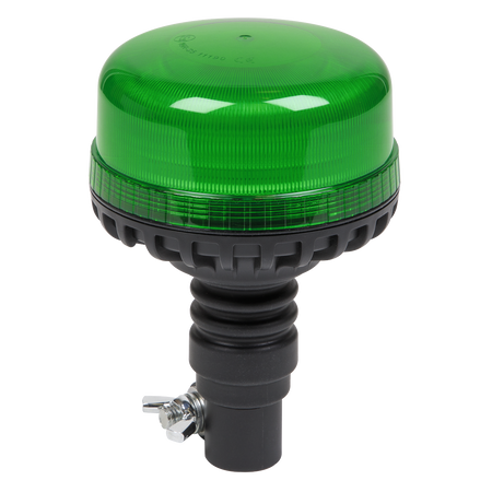Sealey WB955LEDG 12V/24V SMD LED Warning Beacon with Flexible Spigot Fixing - Green