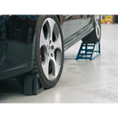 Sealey WC01 Rubber Wheel Chocks 1.8kg - Pair