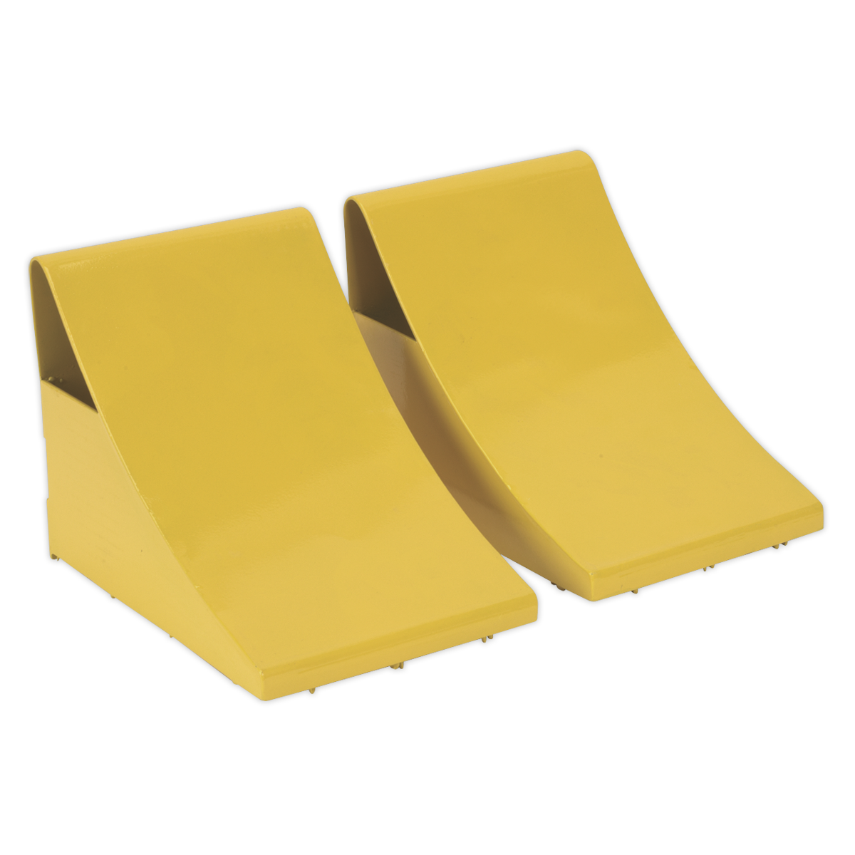 Sealey WC05 Heavy-Duty Steel Wheel Chocks 4kg - Pair