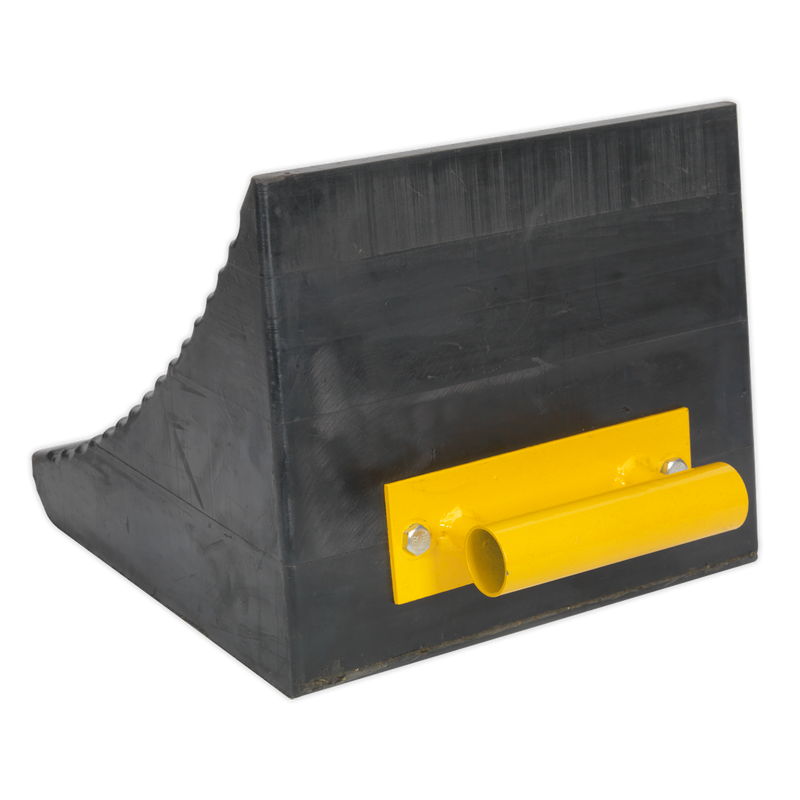 Sealey WC12 Heavy-Duty Rubber Wheel Chock 12kg - Single