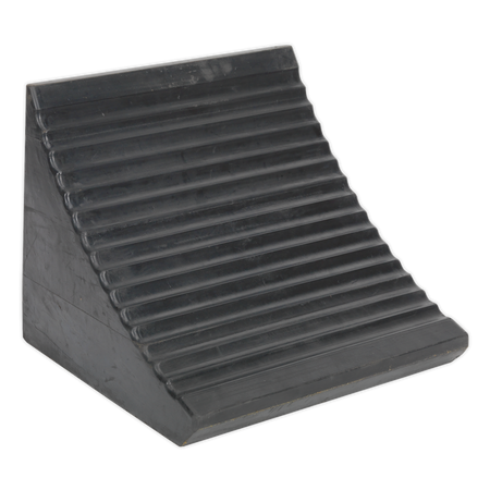 Sealey WC12 Heavy-Duty Rubber Wheel Chock 12kg - Single