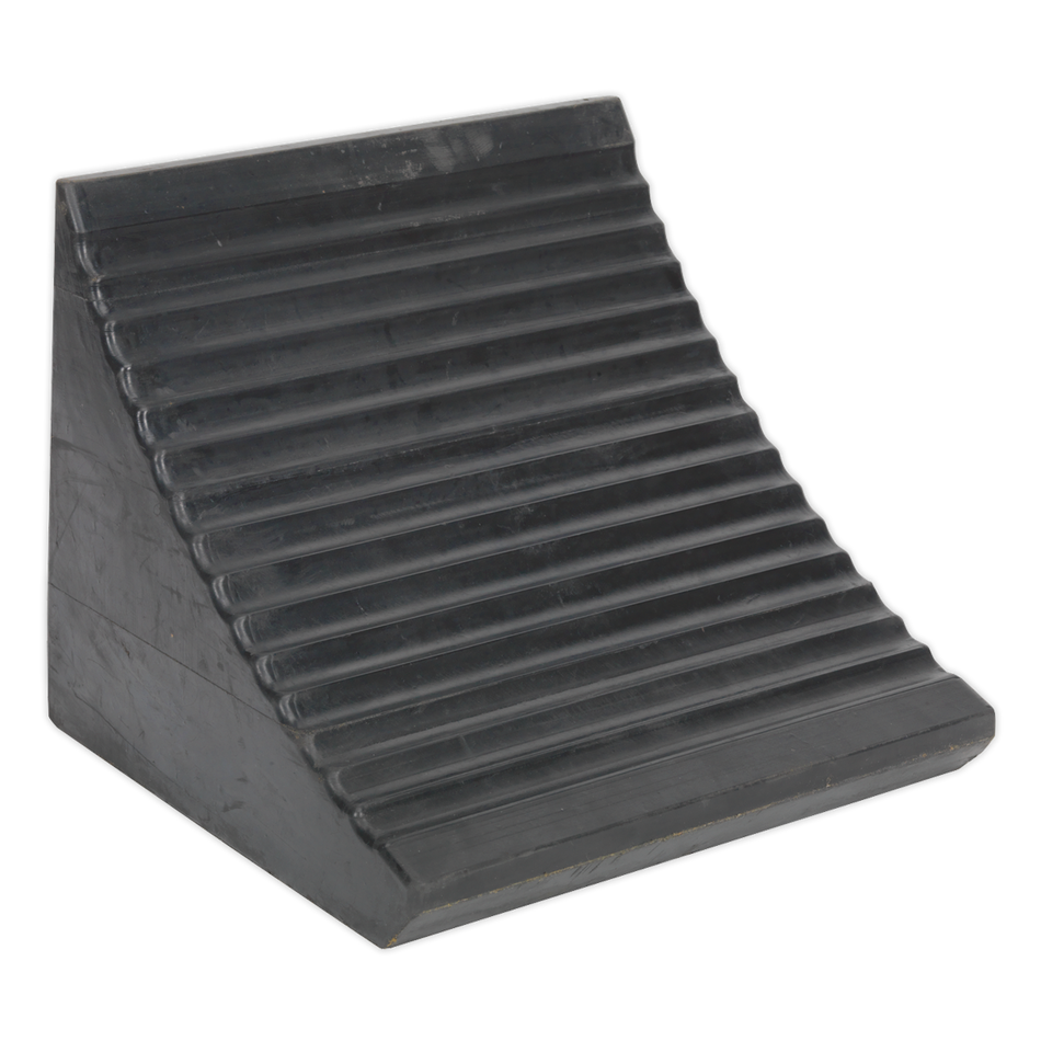 Sealey WC12 Heavy-Duty Rubber Wheel Chock 12kg - Single