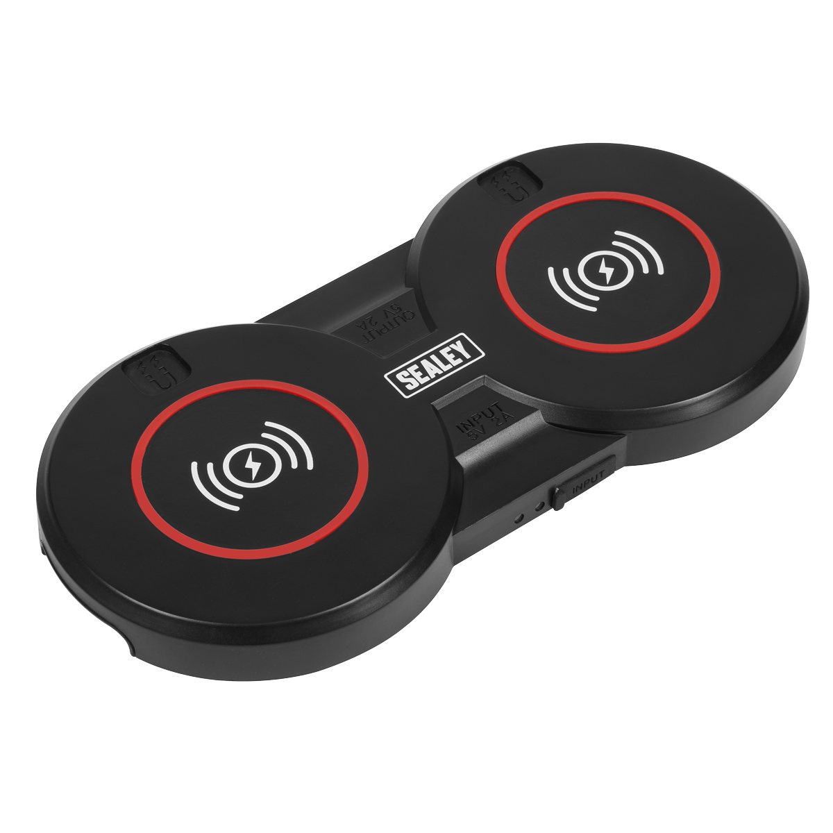 Sealey WCB4 5V DC 2A Double Wireless Charging Base