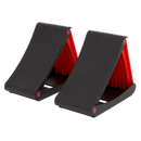 Sealey WCF01 Folding Wheel Chocks - Pair