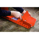 Sealey WCR02 Motorcycle Roll-in Wheel Clamp - Bolt Down