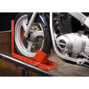 Sealey WCR02 Motorcycle Roll-in Wheel Clamp - Bolt Down