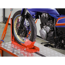 Sealey WCR02 Motorcycle Roll-in Wheel Clamp - Bolt Down