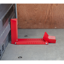 Sealey WCR02 Motorcycle Roll-in Wheel Clamp - Bolt Down