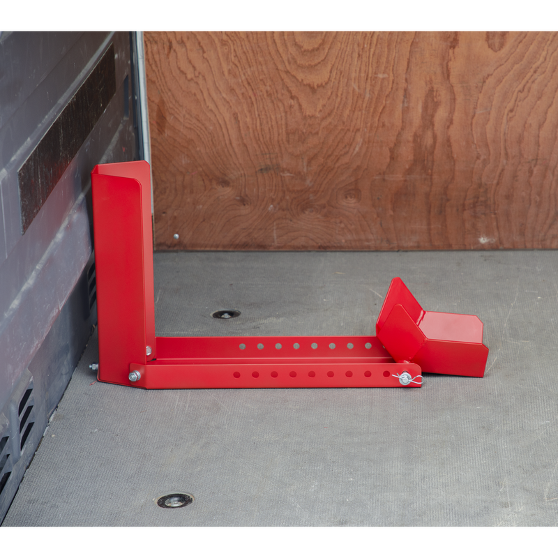 Sealey WCR02 Motorcycle Roll-in Wheel Clamp - Bolt Down