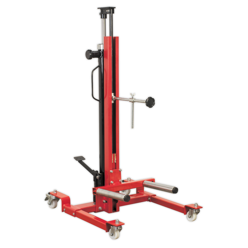 Sealey WD80 80kg Wheel Removal/Lifter Trolley with Quick Lift