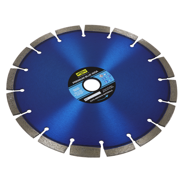 Sealey WDA230 230 x 22mm Premium Blue WDA Diamond Blade