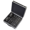 Sealey WDCKIT5 Diamond 5 Core Kit (38, 52, 65, 117, 127mm Cores with Adaptors)
