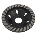 Sealey WDCUP105 105 x 22mm Diamond Cup Grinding Disc