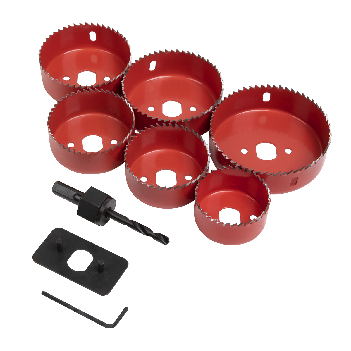 Sealey WDLK 9pc Downlight Hole Saw Kit