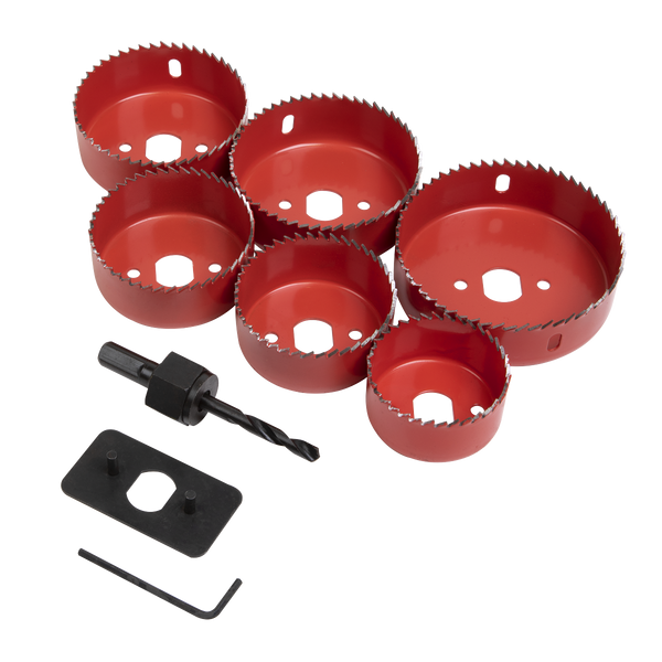 Sealey WDLK 9pc Downlight Hole Saw Kit