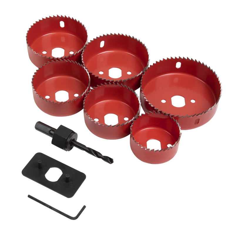 Sealey WDLK 9pc Downlight Hole Saw Kit