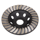 Sealey WDRTCUP115 115mm Turbo Row Concrete Grinding Head