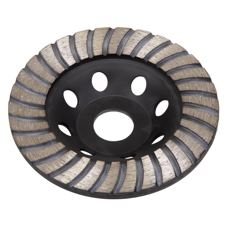 Sealey WDRTCUP125 125mm Turbo Row Concrete Grinding Head