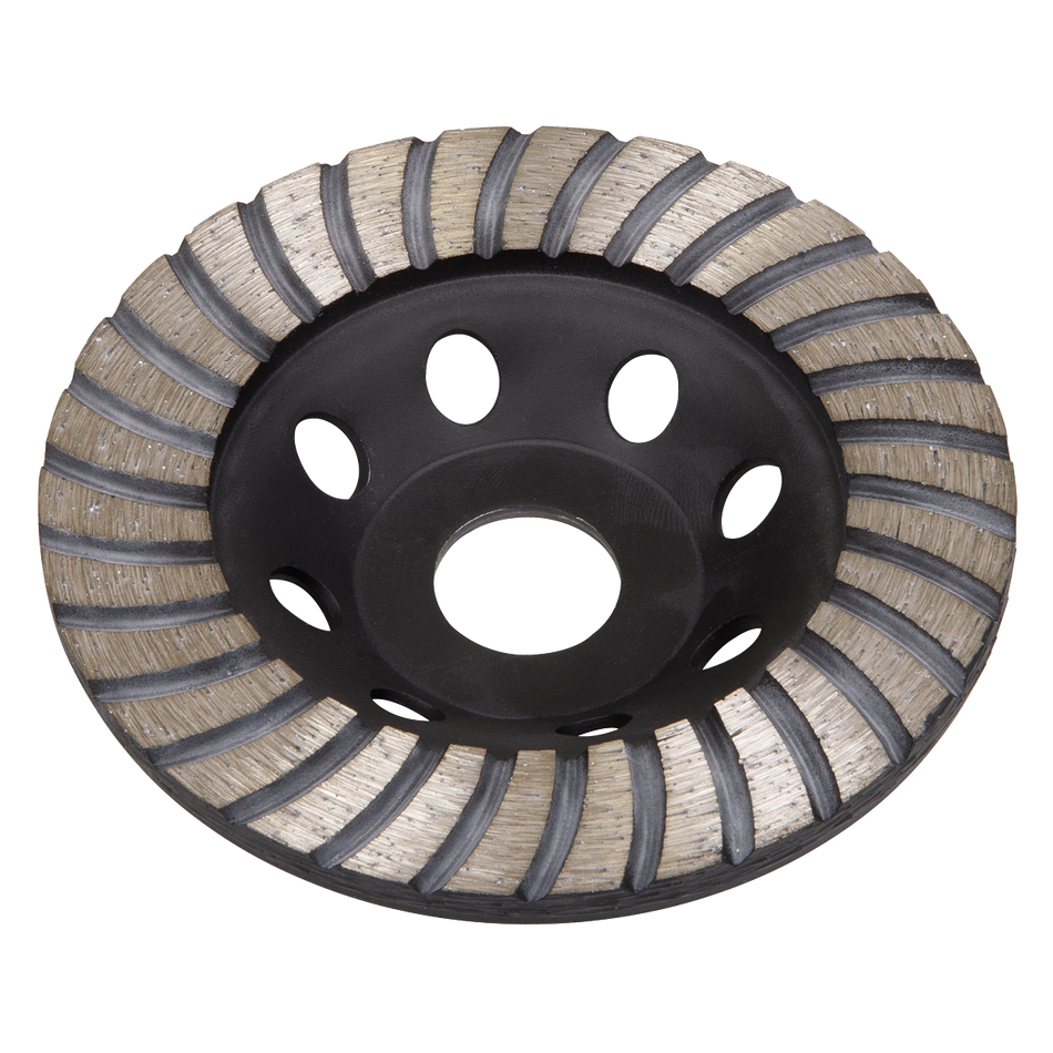 Sealey WDRTCUP125 125mm Turbo Row Concrete Grinding Head