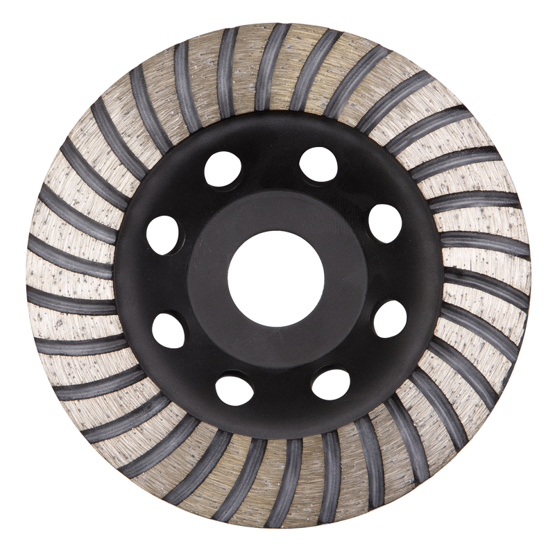 Sealey WDRTCUP125 125mm Turbo Row Concrete Grinding Head