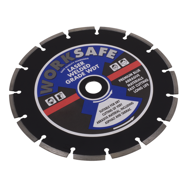Sealey WDT300/20 300 x 20mm Asphalt/Tarmac Diamond Blade