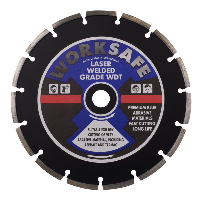 Sealey WDT300/20 300 x 20mm Asphalt/Tarmac Diamond Blade