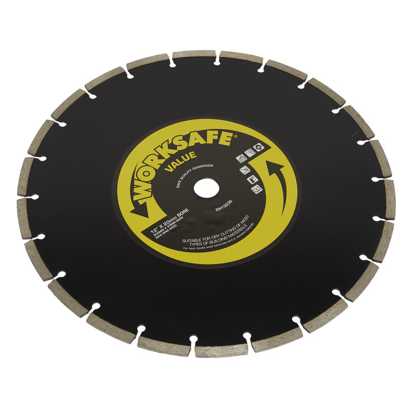 Sealey WDV300/20 300 x 20mm Value Diamond Blade