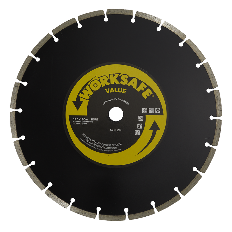 Sealey WDV300/20 300 x 20mm Value Diamond Blade