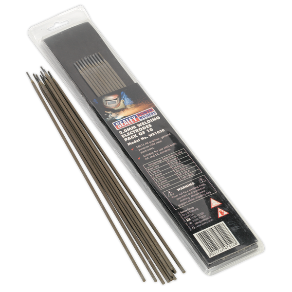 Sealey WE1020 2 x 300mm Welding Electrode - Pack of 10