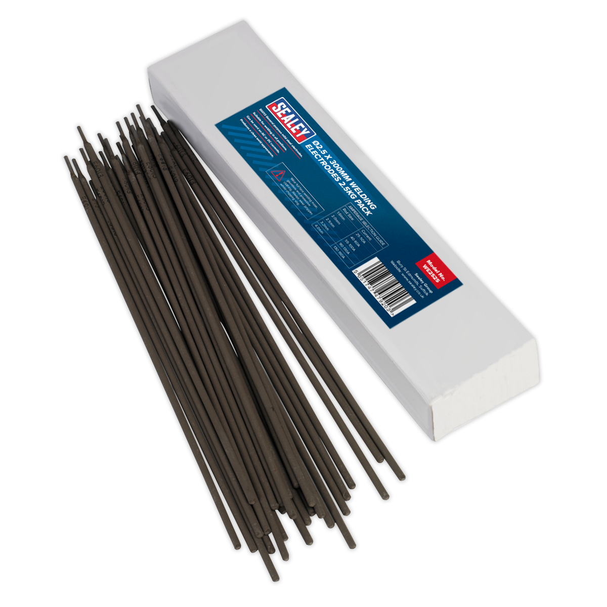 Sealey WE2525 2.5 x 300mm Welding Electrodes 2.5kg Pack