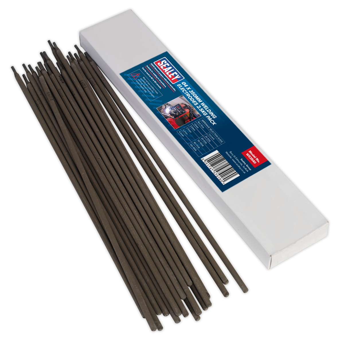 Sealey WE2540 4 x 350mm Welding Electrodes 2.5kg Pack