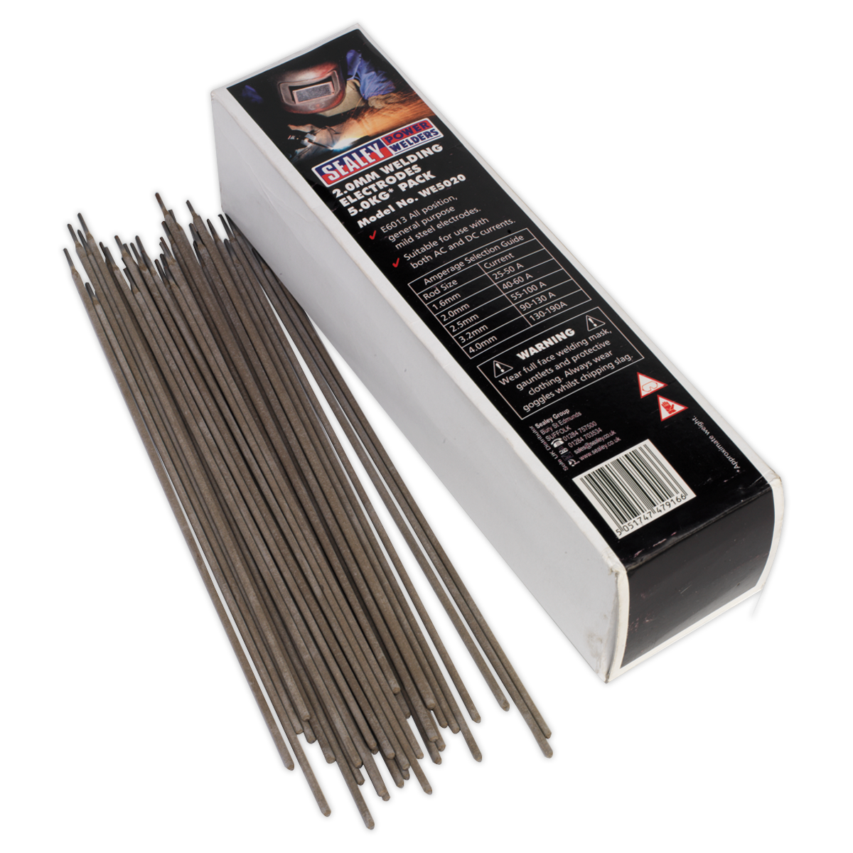 Sealey WE5020 2 x 300mm Welding Electrodes 5kg Pack