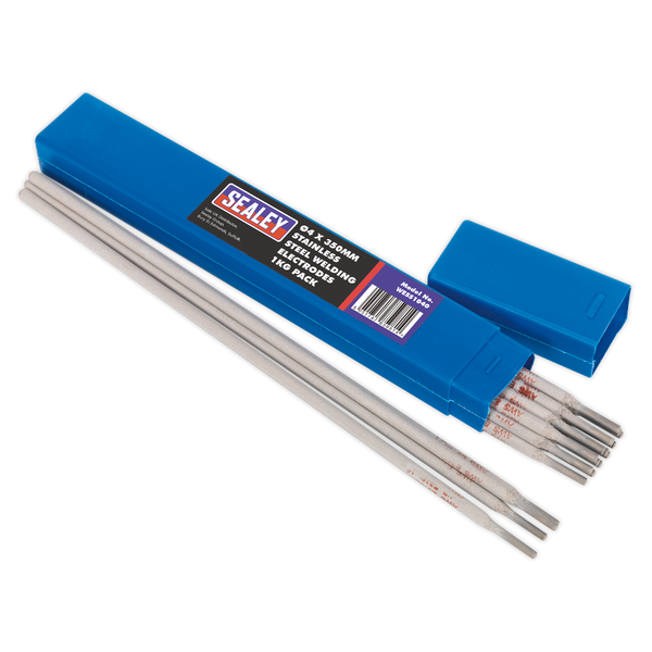 Sealey WESS1040 4 x 350mm Stainless Steel Welding Electrodes 1kg Pack