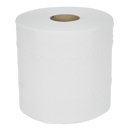 Sealey WHT150 150m White Embossed 2-Ply Paper Roll - Pack of 6