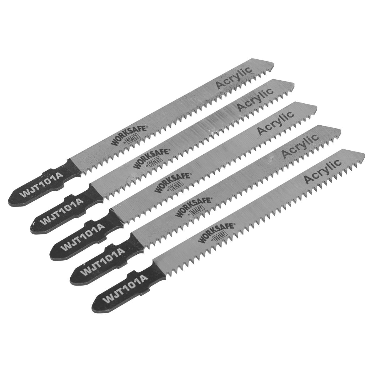 Sealey WJT101A 75mm 12tpi Jigsaw Blade Metal - Pack of 5