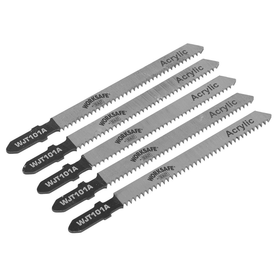 Sealey WJT101A 75mm 12tpi Jigsaw Blade Metal - Pack of 5