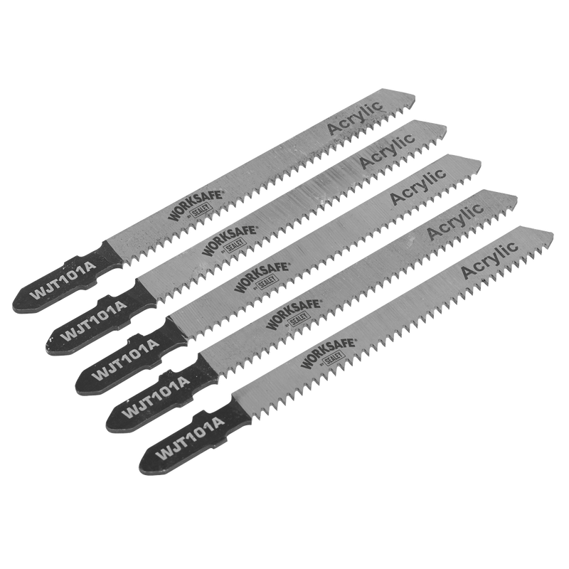 Sealey WJT101A 75mm 12tpi Jigsaw Blade Metal - Pack of 5