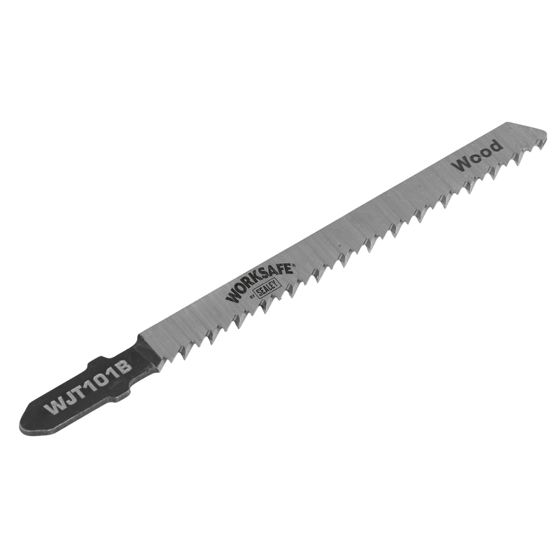 Sealey WJT101B 75mm 10tpi Jigsaw Blade Wood & Plastics - Pack of 5