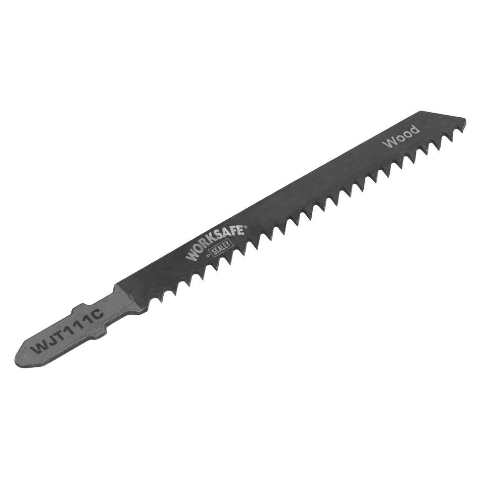 Sealey WJT111C 75mm 9tpi Jigsaw Blade Soft Wood & Plastics - Pack of 5