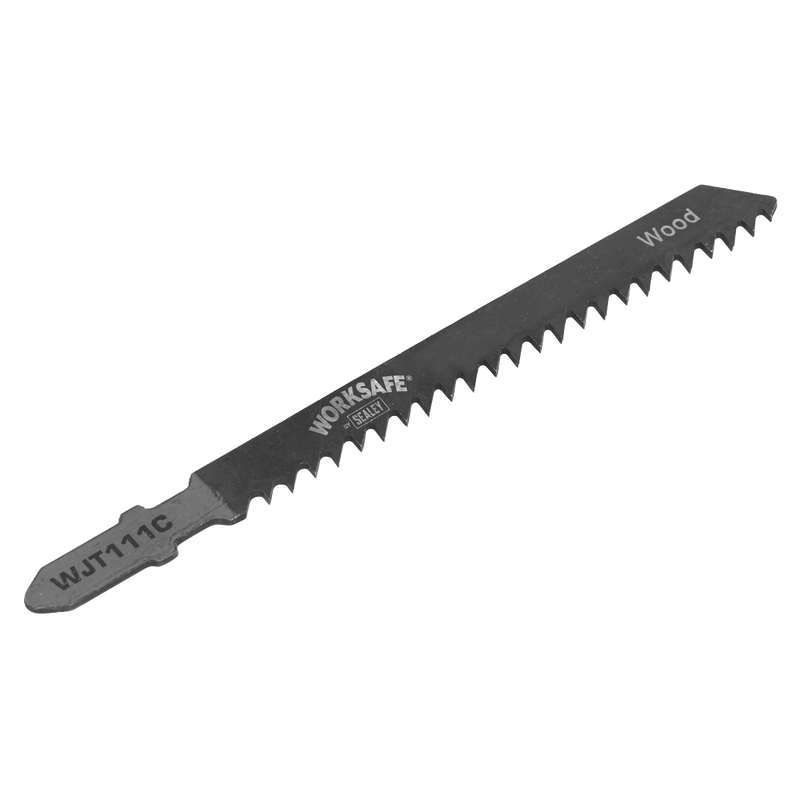 Sealey WJT111C 75mm 9tpi Jigsaw Blade Soft Wood & Plastics - Pack of 5