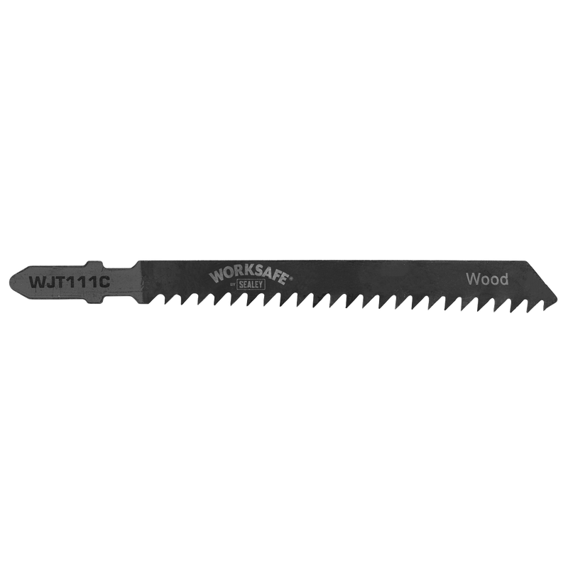 Sealey WJT111C 75mm 9tpi Jigsaw Blade Soft Wood & Plastics - Pack of 5