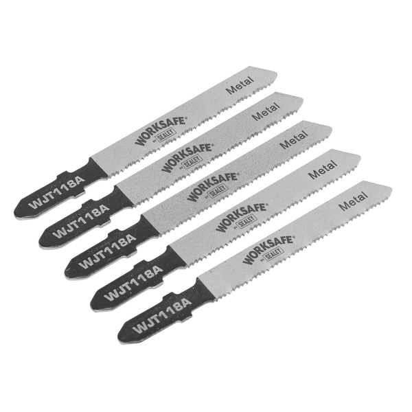 Sealey WJT118A 55mm 21tpi Jigsaw Blade Metal - Pack of 5