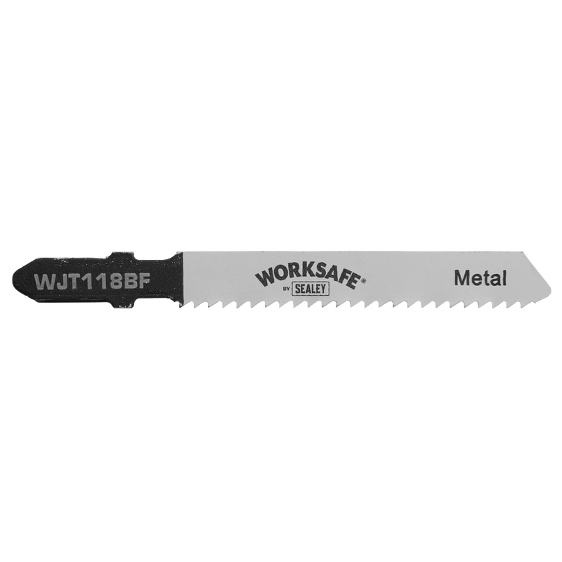 Sealey WJT118BF 55mm 12tpi Jigsaw Blade Metal - Pack of 5