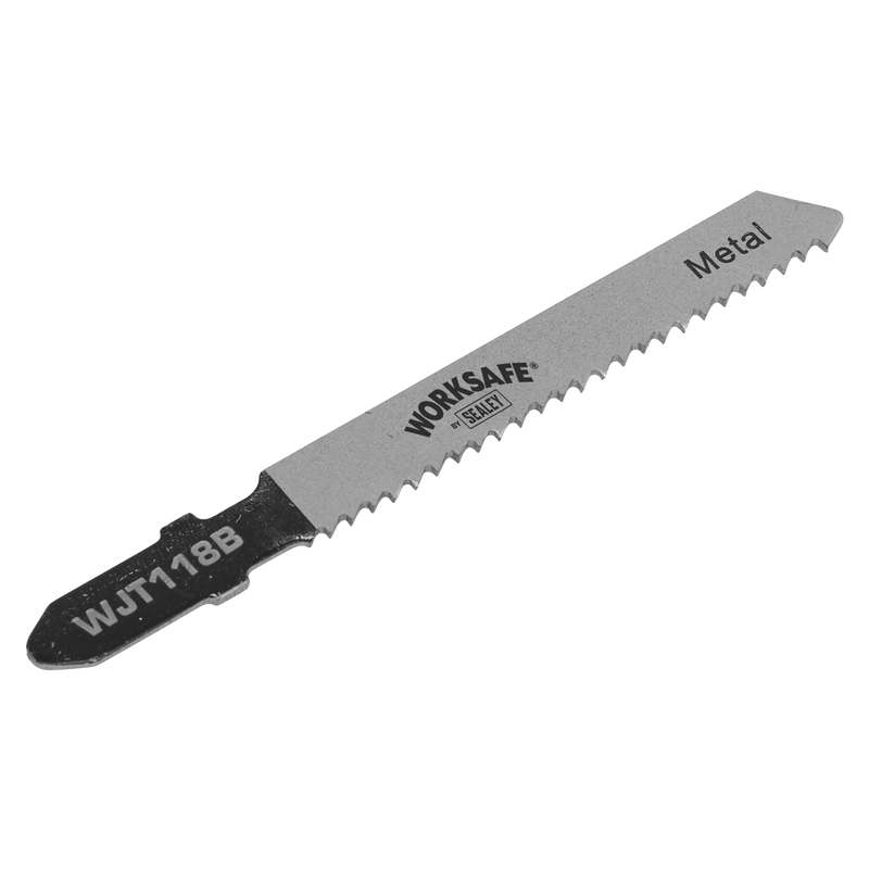 Sealey WJT118B 55mm 12tpi Jigsaw Blade Metal - Pack of 5